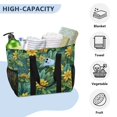 thumbnail image 5 of Large-capacity handheld storage bag Thickened picnic travel bag oversized clothing luggage organizing bag Yellow Chrysanthemum, 5 of 8