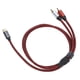 thumbnail image 3 of Cable de audio chapado en oro tipo C macho a 2 RCA macho para teléfono móvil, tableta, computadora portátil (1 m), 3 of 12