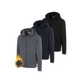 thumbnail image 1 of Sudaderas con capucha PURE CHAMP de forro polar para hombre, manga larga, paquete de 3, 1 of 5