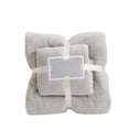thumbnail image 1 of Two-In- Coral Bath Towel Set Soft High-Density Absorbent Home Textiles, 1 of 3