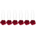 thumbnail image 1 of Horquillas con forma de rosa, horquillas nupciales con rosa, accesorios de pelo para bodas con rosa, para mujeres y niñas, fiestas, 1 of 8