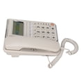 thumbnail image 4 of Teléfono con cable de escritorio, G035 Teléfono de oficina con cable con botón grande Teléfono con identificador de llamadas Rendimiento inigualable, 4 of 8