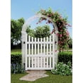 thumbnail image 1 of Vita Classic 60" Gate Arbor Accessory, White Vinyl, VA84225, 1 of 5