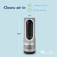 thumbnail image 2 of LivePure HEPA Air Purifier and Space Heater Combo, Powerful 3‑in‑1 Clean Heat System with True HEPA Filtration, Dual Heat Modes, All‑Season Air Cleaning, and 60° Rotation Oscillation, White, 2 of 7