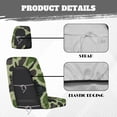 thumbnail image 6 of KUIFORTI Camouflage UTV Seat Covers Seats Cover with Headrest Covers Full Protection Outdoor Seat Cover Set Anti-Slip Compatible with Yamaha Rhino 700 660 450 2004-2021, 6 of 7