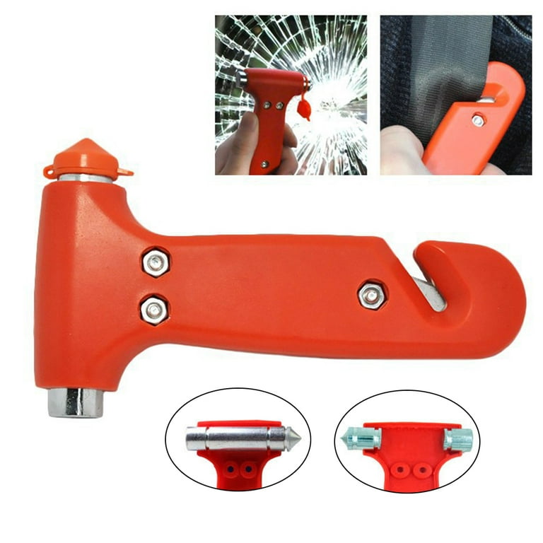 GENEMA Car Window Glass Breaker Emergency Escape Tool Safety Belt Cut  Self-Help Hammer 