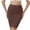 Coffee, variant on WMTBSRSW Shapewear Dress Slip for Under Dresses Half Slip Tummy Control Seamless Slimming Slip Body Shaper High Waisted Tight Skirt Undergarments