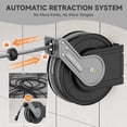 thumbnail image 6 of Giraffe Tools 1/4" x 60 ft Retractable Pressure Washer Hose Reel, 4000PSI Hose, Wall/Floor Mounted, 6 of 7