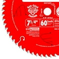 thumbnail image 2 of Diablo 7-1/4 in. Dia. x 5/8 in. Carbide Tip Titanium Circular Saw Blade 60 teeth 1 pc., 2 of 4