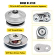 thumbnail image 2 of Convertidor de par VEVOR CVT 2-7HP 3/4 Go Kart Clutch 212CC, 2 of 4
