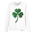 thumbnail image 4 of Camisetas de Manga Larga para Mujeres Impresas Cuello Redondo Suelto 95% Poliéster 5% Spandex, Top de Moda Casual para Primavera Verano Y Otoño, 4 of 8