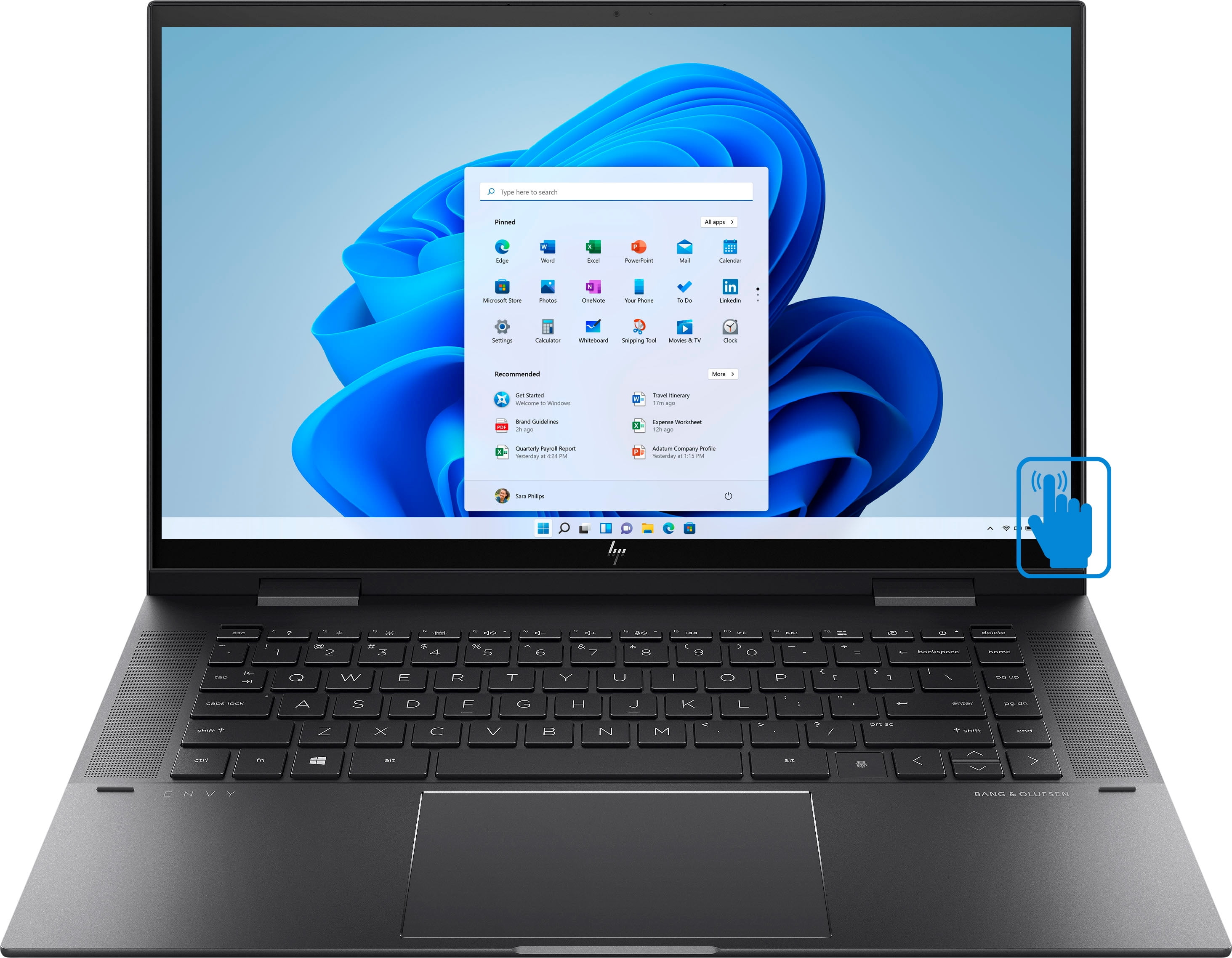 HP ENVY x360 -15 2-in-1 Laptop (AMD Ryzen 5 5500U 6-Core, 15.6