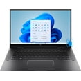 thumbnail image 2 of HP ENVY x360 -15 2-in-1 Laptop (AMD Ryzen 5 5500U 6-Core, 15.6" Touch Full HD (1920x1080), 16GB RAM, 2TB PCIe SSD, AMD Radeon, Webcam, Wifi, Bluetooth, Win 11 Pro) with Microsoft 365 Personal , Hub, 2 of 7
