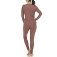 thumbnail image 3 of White Mark Ensemble de Pyjama Gaufré pour Femmes, 3 of 6
