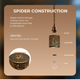 thumbnail image 3 of Cylinder Lamp Shades Set of 2 Metal Ceiling Lampshades, SWAIFDEE Minimalist Cylinder Hanging Lamp Cover, Pendant Light Shade Replacement Bronze 4.75×5", 3 of 7