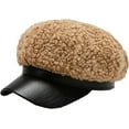 thumbnail image 6 of CoCopeaunts Newsboy Hats for Women Autumn Winter Hat Lady Fleece Octagonal Newsboy Cap Artist Painter Beret Hat, 6 of 7