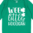 thumbnail image 3 of Inktastic St. Patrick's Day Wee Little Hooligan with Shamrocks Boys or Girls Long Sleeve Baby Bodysuit, 3 of 4