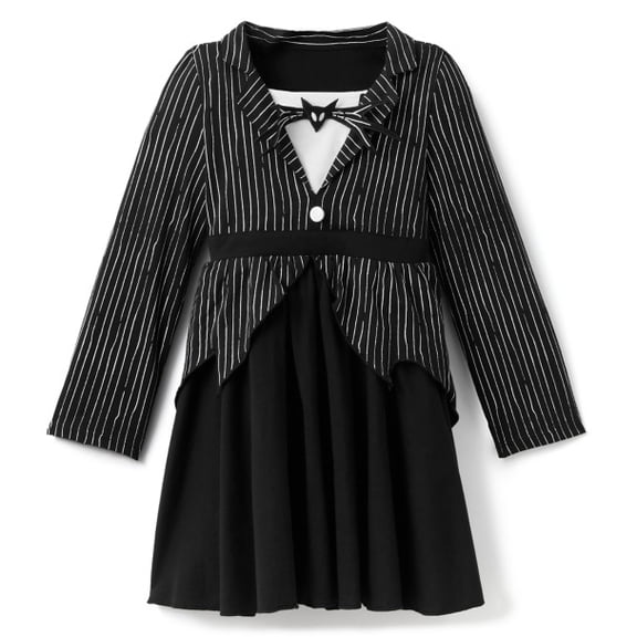 Jack Skellington Costume Dress for Girls Kids Size 11/12 – The Nightmare Before Christmas