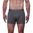 thumbnail image 3 of Boxer Para Hombre De Algodón Pima y Tela Spandex Unbranded Co  Trunk Stone Gray 2XL (41 44), 3 of 6
