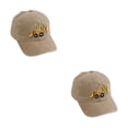 thumbnail image 3 of Minnieouse Gorra de béisbol de amplia aplicación, adecuada para deportes, acampada y diario, gorra de béisbol para niños, gorras de béisbol caqui 2Conjunto, 3 of 6