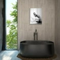 thumbnail image 2 of AatoeaX Bathroom Wall Art Prints Funny Elephant Canvas Wall Art Black and White Pictures Farmhouse Bathroom Wall Decor Elephant Sitting in Toilet Reading Newspaper Painting for Toilet Bathroom, 2 of 5
