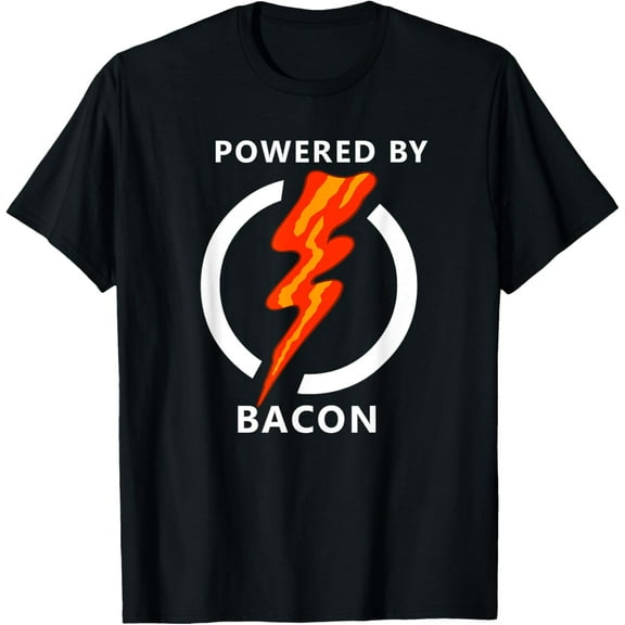 Funny Bacon Art For Men Women Boys Kids BBQ Pork Bacon Lover T-Shirt100% cotton short-sleeved shirt for both men and women