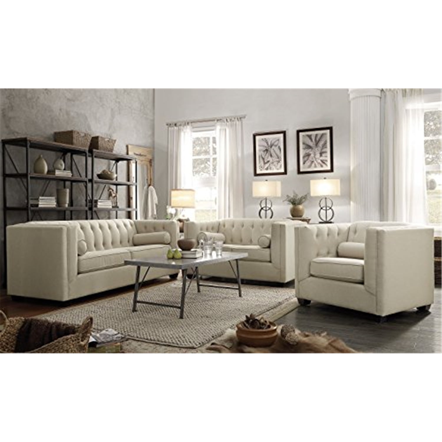 Oatmeal Colored Sofa Baci Living Room