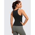 thumbnail image 2 of Remera CRZ YOGA Butterluxe Mujer Cuello en V Espalda Deportiva Negra, 2 of 4