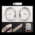 thumbnail image 4 of Reloj de cuarzo SKMEI para mujer, correa de acero inoxidable, esfera de diamantes, para mujer, 4 of 8