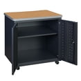thumbnail image 4 of Romig Mesa Steel Mobile Locking Utility/Fax/Copy Table 30" X 23.25" - Medium Oak, 4 of 8