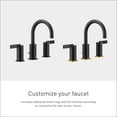 thumbnail image 2 of Moen T6222 Cia 1.2 GPM Widespread Bathroom Faucet - Nickel, 2 of 7