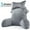 Large Light Grey, variant on PHOGARY Reading Pillow, 23" Backrest Pillow with Arms and Pocket, Bed Rest Pillow with Detachable Neck Roll, Watching TV Bed Rest Reading Gaming Pillow for Adult Kids, Dark Grey