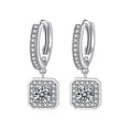 thumbnail image 2 of PPgejGEK Women Earrings Block-Shaped Fulling Cubic-Zirconia Earrings Fashion Shining Wonderful Graduation Gift up to 65% off, 2 of 7