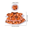 thumbnail image 3 of PiGOGI Halloween Porch Goose Costume 23 Inch Cute Outfit Purple Garden Patio Lawn Outdoor Holiday Decor (Goose Not Included), 3 of 7