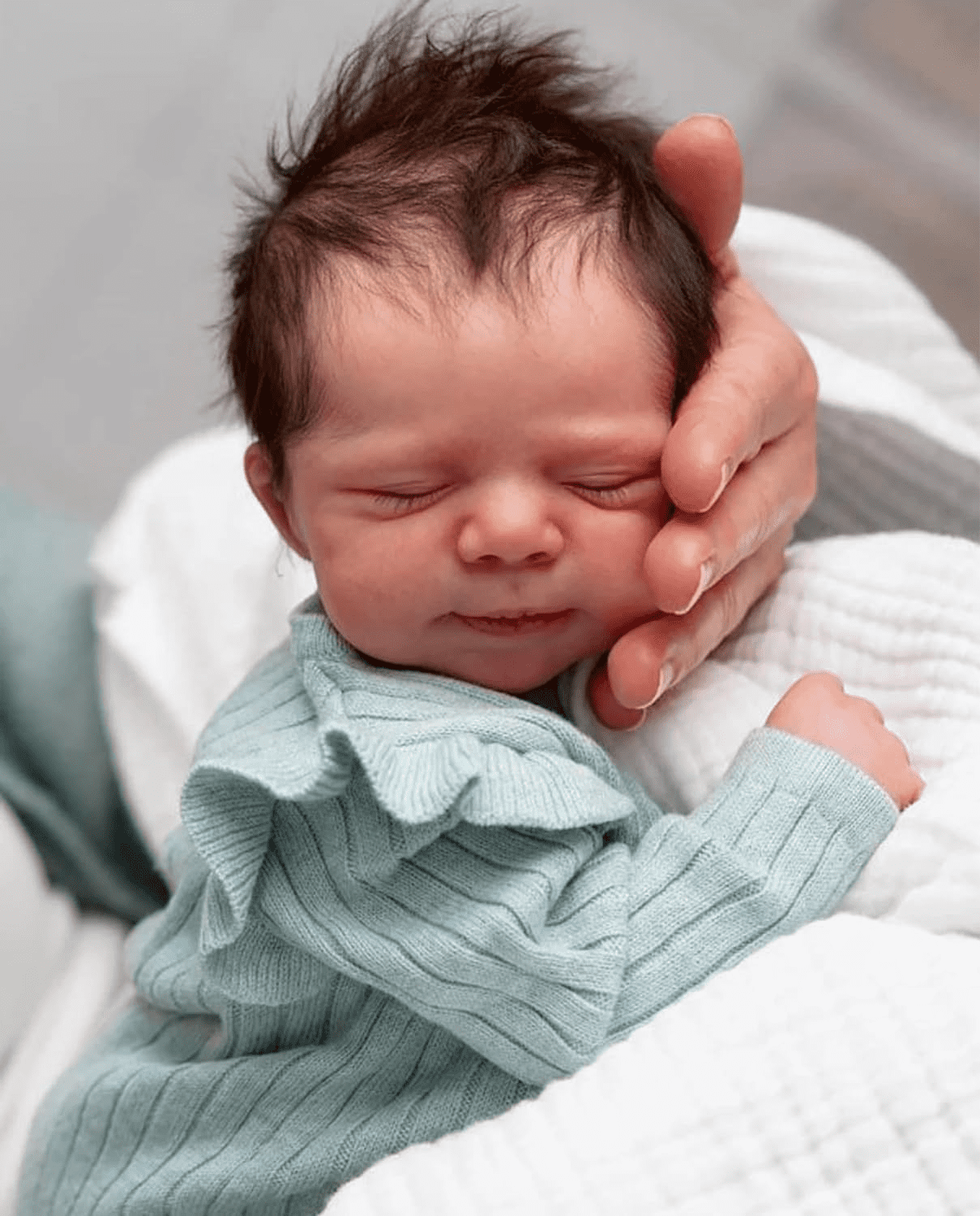 Lifelike Reborn Baby Dolls 18 Inch Realistic Newborn Sleeping Baby Dolls That Look Real Preemie Babies Alive Soft Silicone Reborn Infant Dolls