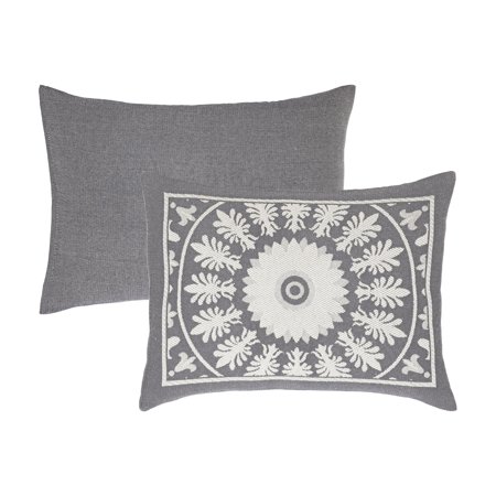 Superior Bedspread Set, Twin, Charcoal, 2 Piece