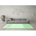 thumbnail image 3 of Ahgly Company Indoor Rectangle Solid Emerald Green Modern Area Rugs, 8' x 12', 3 of 4