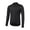 Black, variant on Daolelai Professional Cycling Jersey Road Bike Men's Quick-Drying Breathable Spring and Summer Tops Long Sleeves Solid Color Zipper