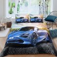 thumbnail image 1 of Funda nórdica estampada de estilo único, juego de cama decorativo para dormitorio de niños de tres piezas, 1 of 4