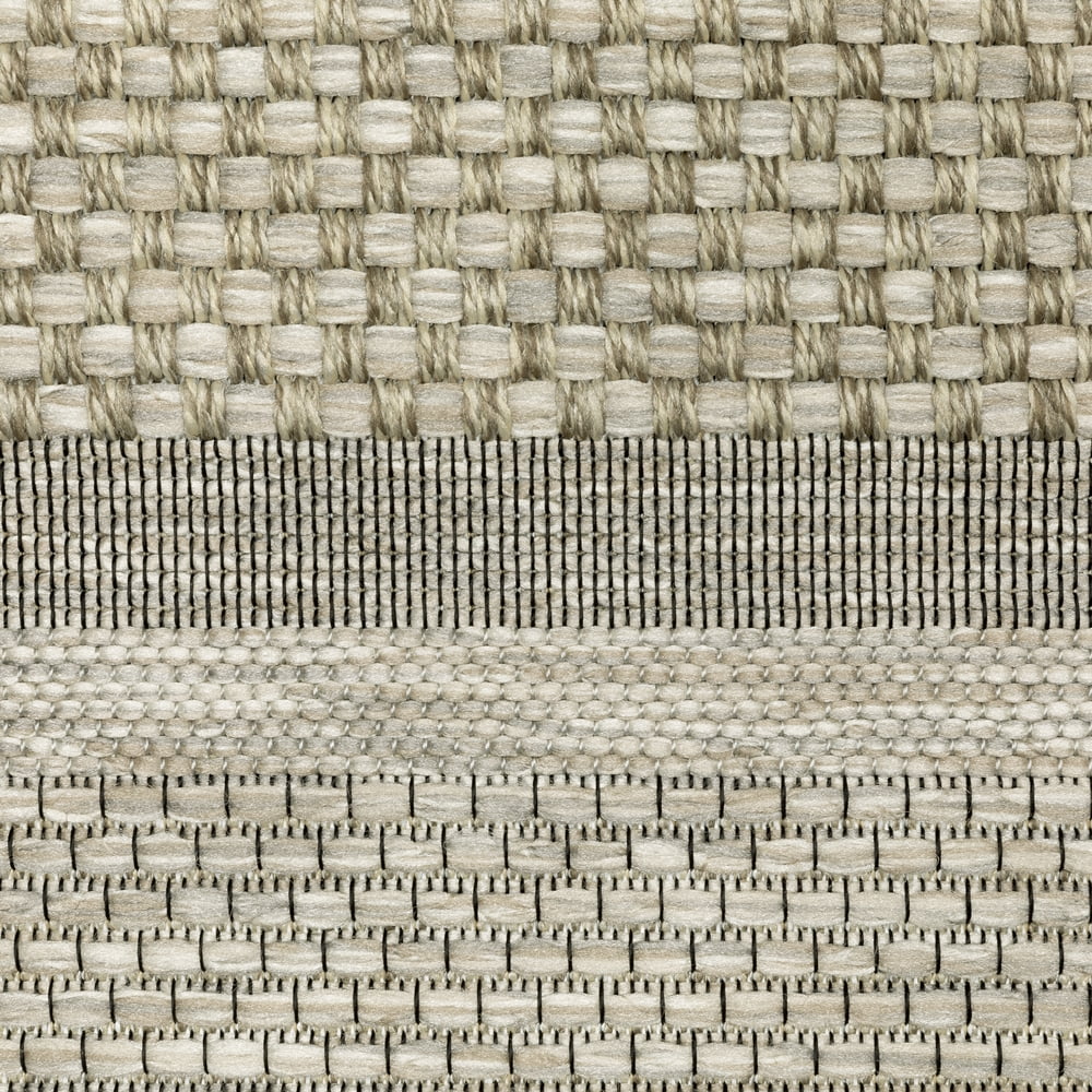 Oriental Weavers Tortuga Indoor/Outdoor Rug - TR06A - 3'3" x 5' - in Beige/ Black - Classic Casual Style, Water, Stain and Fade Resistant, Hose Clean, Patio, Outdoor Living Area Rug