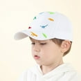 thumbnail image 4 of Kids Baseball Cap Breathable Comfortable Cartoon Pattern Dinosaur Embroidery Children Sun Hat for Outdoor, 4 of 10