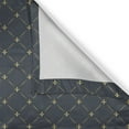 thumbnail image 5 of Ambesonne Fleur De Lis Grommet Curtain, Floral Checkered, 50" x 108", Grey Pale Yellow, 5 of 6