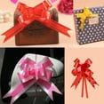 thumbnail image 1 of Langgg 1/2/3/5 10 Pieces Bow Pull Decor Arts Multi-colors Exquisite Festive Packing Lightweight Plastic Hand-Pulled Flower Christmas Heart/Red 1 Pc, 1 of 6