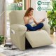 thumbnail image 2 of Funda para Sillón Reclinable XINEAGE 4 Piezas Suave y Lavable Beige, 2 of 7