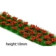 thumbnail image 3 of 30 piezas Bushy Tufts Flower Cluster Grass Tufts Miniatura Paisaje estático Rojo Zulema mechones de hierba en miniatura, 3 of 7