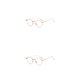 thumbnail image 1 of Minnieouse Anteojos antiluz azul para mujeres y hombres, anteojos de gran tamaño de alta definición, anteojos sin maquillaje, anteojos con Type2 NO2, 1 of 6