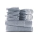 thumbnail image 1 of Toallas de baño para el baño - Toallas de baño de lujo de algodón - Juego de toallas de baño suaves y muy absorbentes, juego de 10 piezas (2 toallas de baño, 2 toallas de mano, 6 toallitas) - Gris, 1 of 5