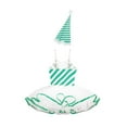 thumbnail image 4 of YiZYiF Girls Camisole Candy Cane Striped Ballet Tutu Dance Dress Figure Skating Christmas Costume Green 14, 4 of 7