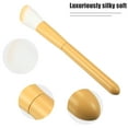 thumbnail image 4 of Unique Bargains 8 Pcs Travel Blending Makeup Brush Set Foundation Contour Concealer Blusher Brush Yellow, 4 of 6