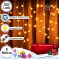 thumbnail image 2 of Serie Cascada Navideña De 300 Luces Led 6 M, 2 of 8